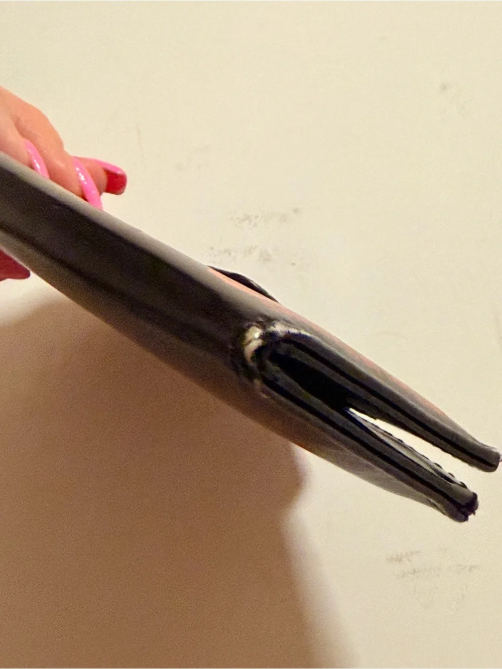 Elvira Mistress of the Dark coffin shaped fold wallet, faux leather 5.6